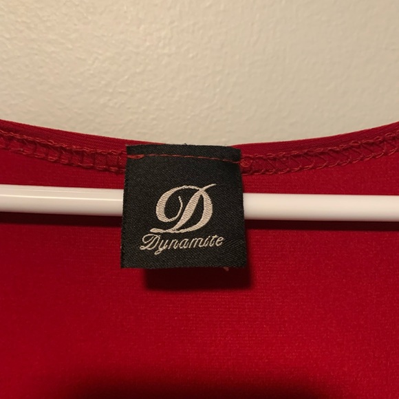 Dynamite Asymmetrical Ladies Dressy Top - Picture 5 of 5